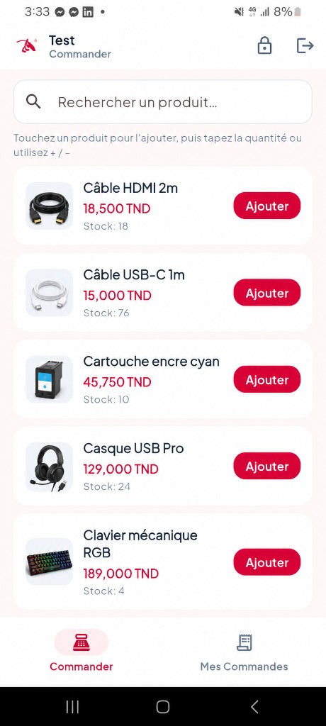 Application Iconix Gros sur téléphone